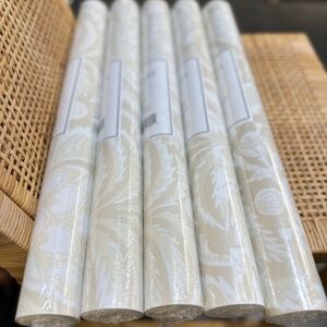 NEW Serena & Lily Artichoke Wallpaper-Sand Beige